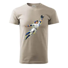 Baseballový polař chytá míček ve výskoku