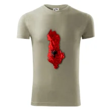 Mapa Albánsko reliéf hôr Mapa Albánsko reliéf hôr