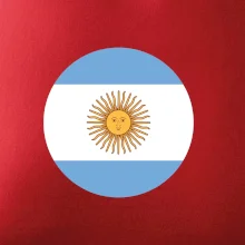 Argentína vlajka guľatá