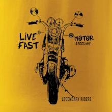 Motorka kresba live fast Motorka kresba live fast