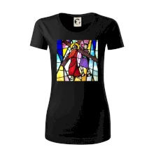 Vitráž - Ježiš a kríž