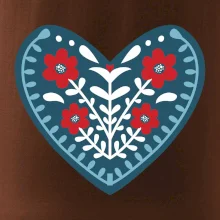 Folklór - srdce modré plné