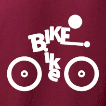 Bike nápis postava