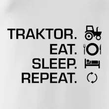 Traktor eat sleep repeat