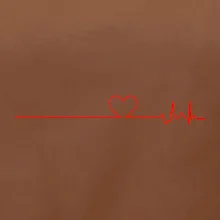 Poker EKG srdce červené