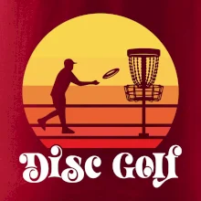 Disc golf postava vintage Disc golf postava vintage