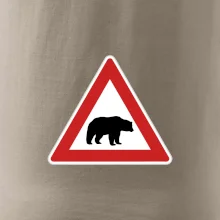 Dopravná značka - Pozor ľadový medveď