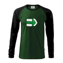 Párová turistická značka  zelená Párová turistická značka  zelená