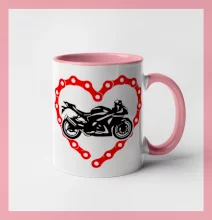 Moto srdce reťaz - superšport