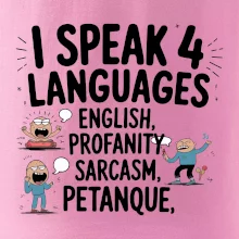 I speak 4 language - Petanque