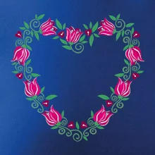 Červené tulipánové srdiečko (Pecka design) Červené tulipánové srdiečko (Pecka design)