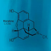 Molekulárna štruktúra Morfín