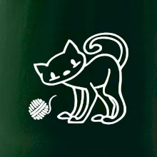 Mačka - Klbko - prsia Mačka - Klbko - prsia