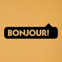 Nápis Bonjour