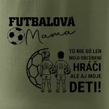 Futbalová mama - syn a dcéra (vaše meno a číslo)
