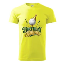 Narozeninové birdie s golfovým míčkem