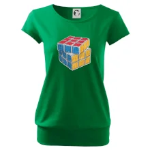 Rubikova kocka kreslená