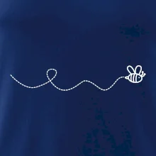 Dráha letu včely - vlnovka Dráha letu včely - vlnovka