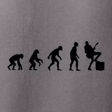 Evolúcia gitarista - noha na kombe