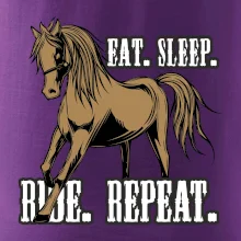 Eat Sleep Ride Repeat Western