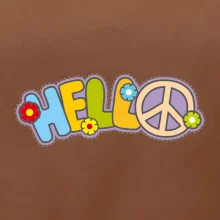 Hello hippie symbol