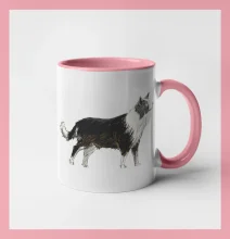 Border kólia kreslená