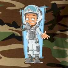 Vesmírny vojak oranžový