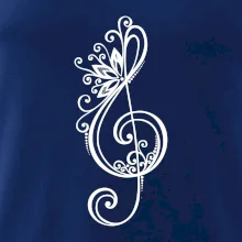 Husľový kľúč kvety Husľový kľúč kvety