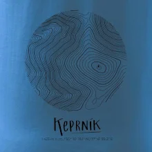 Keprník - vrstevnice v kruhu