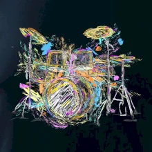 Bicie farebné splash