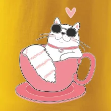 Hustá mačka v hrnčeku Hustá mačka v hrnčeku