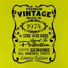 Vintage Etiketa - 1974