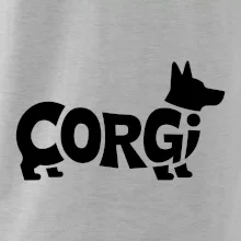 Corgi nápis v tele