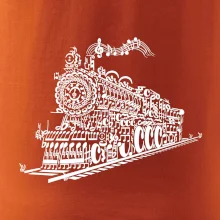 Stará lokomotiva z not