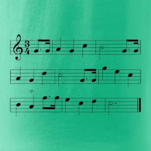 Veľa šťastia zdravia - noty