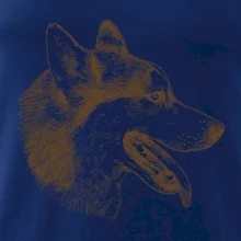 Husky - hlava z boku