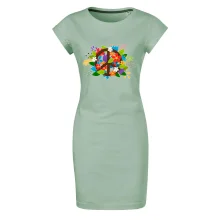 Peace symbol prerastený kvetinami