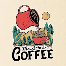 Mountain and Coffee