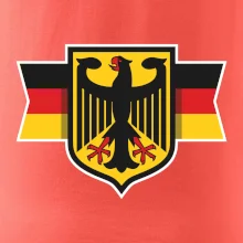 Nemecká orlica a vlajka Nemecká orlica a vlajka