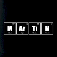 Periodická tabuľka Martin