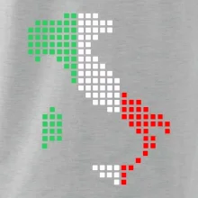 Taliansko obrys vlajka