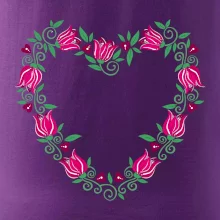 Červené tulipánové srdiečko (Pecka design) Červené tulipánové srdiečko (Pecka design)