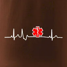 EKG rescue červená hviezda