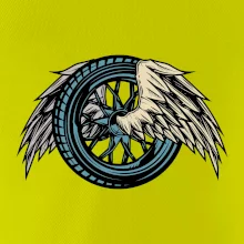 Moto koleso s krídlami