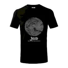 Ještěd - vrstevnice v kruhu