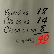 Vyzerá, cíti sa, chová sa - 40 rokov Vyzerá, cíti sa, chová sa - 40 rokov