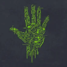 Tlačený spoj ruka Tlačený spoj ruka