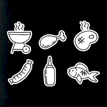 Grilovacie ikony