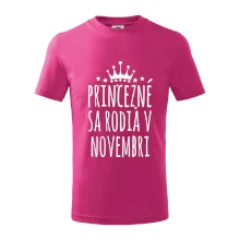 Princezné sa rodia v novembri