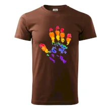 LGBT hand print